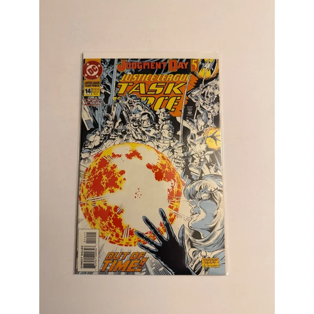 Justice League Task Force 14 DC Comics July 1994 Judgment Day Part 5 Out of Time